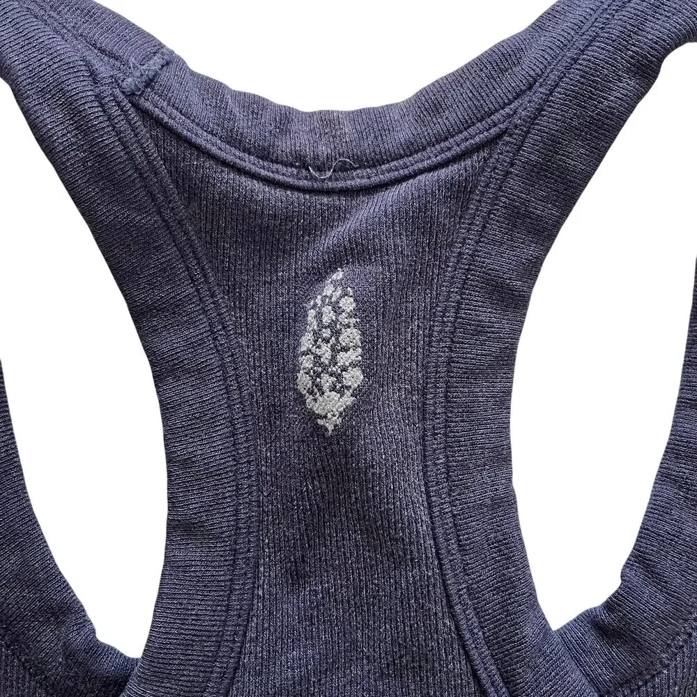 Free People Movement Go To Sports Bra - M / L - Washed Navy